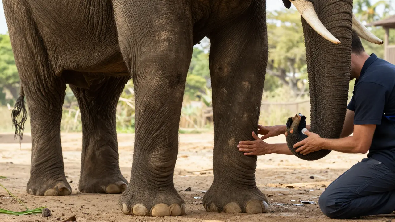 Elephant Massage: Improving Giant Animal Health and Wellness